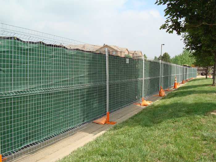 temporary fence